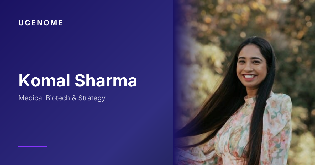 UGenome's Komal Sharma