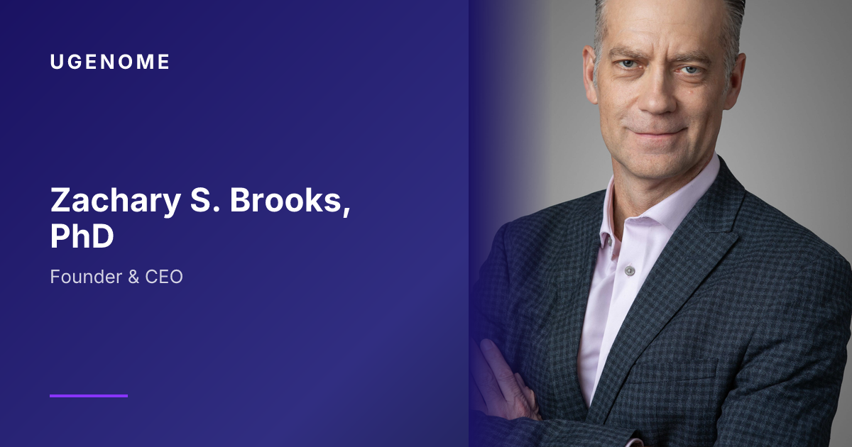 UGenome's Zachary S. Brooks, PhD pitches at H-SPAN Arizona, April 10, 2026