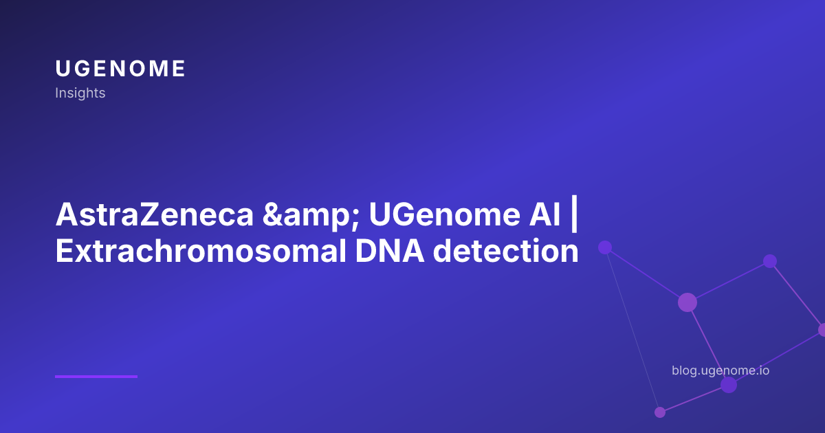 AstraZeneca &amp; UGenome AI | Extrachromosomal DNA detection
