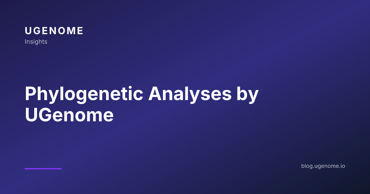 Phylogenetic Analyses by UGenome