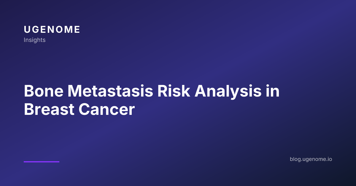 Bone Metastasis Risk Analysis in Breast Cancer