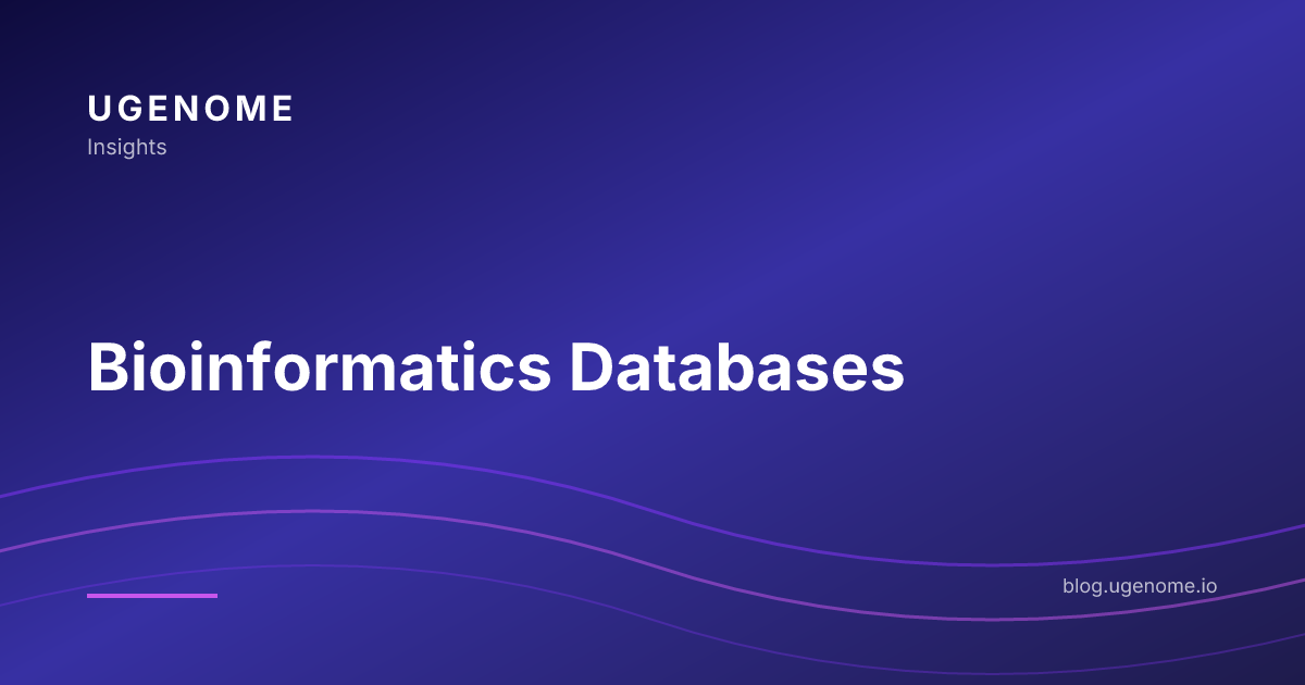 Bioinformatics Databases