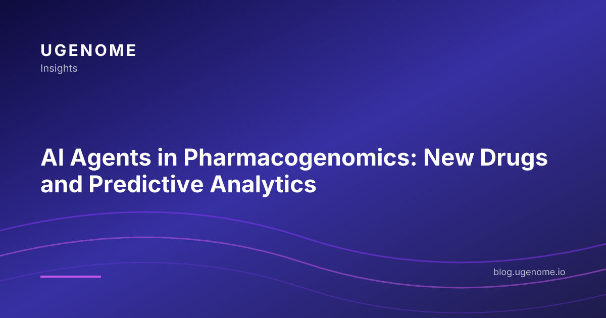 AI Agents in Pharmacogenomics: New Drugs and Predictive Analytics