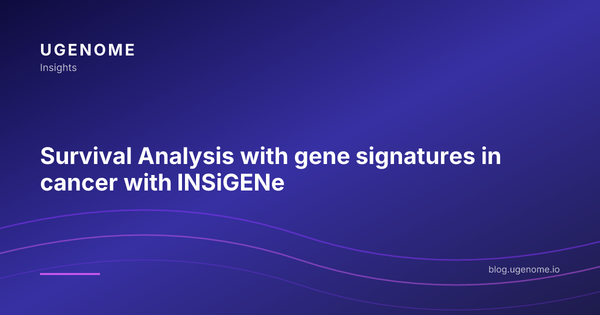 Survival Analysis with gene signatures in cancer with INSiGENe