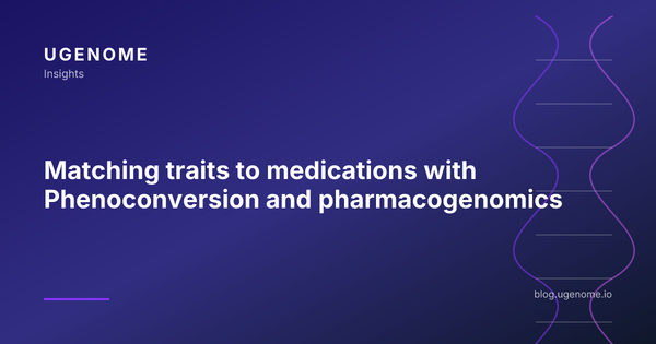 Matching traits to medications with Phenoconversion and pharmacogenomics